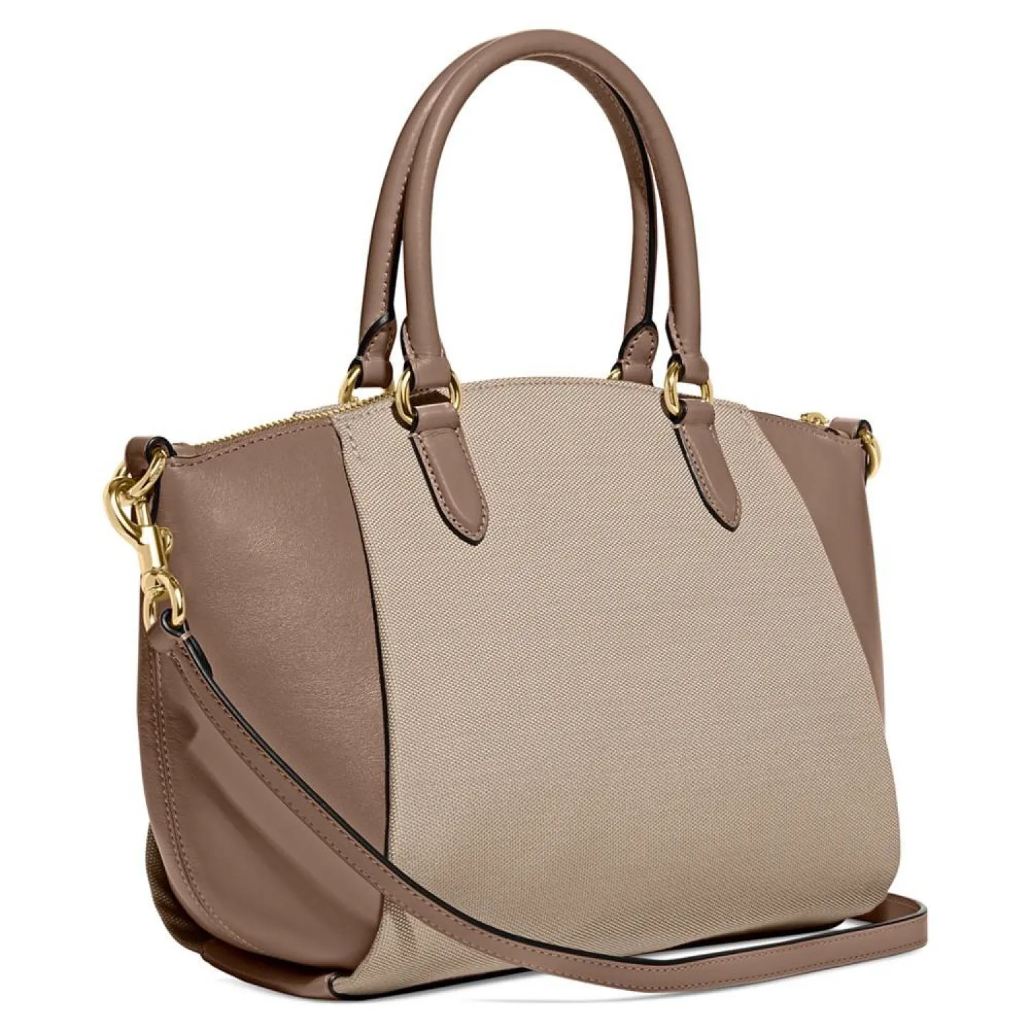 Badge Jacquard Elise Satchel with Convertible Straps - Macy's Exclusive