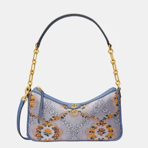 Blue Multicolor - Leather - Crossbody Shoulder  Bag