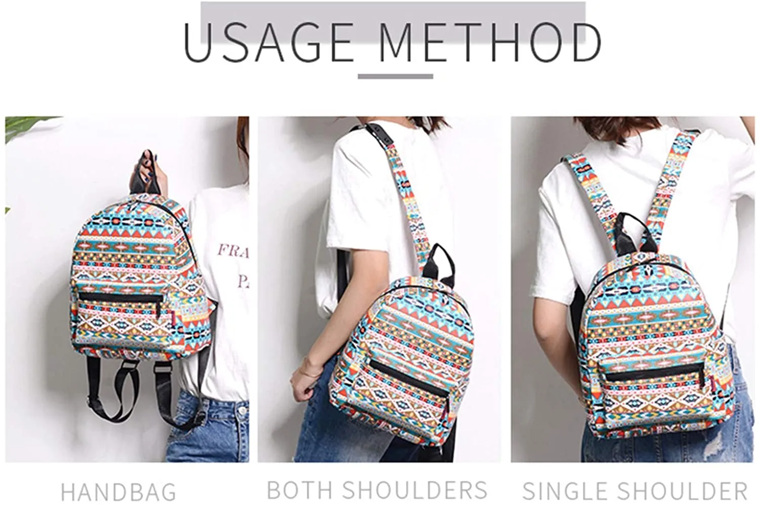 Bravo! Fashion Design Leatherette 12" Backpack (Boat Anchor)