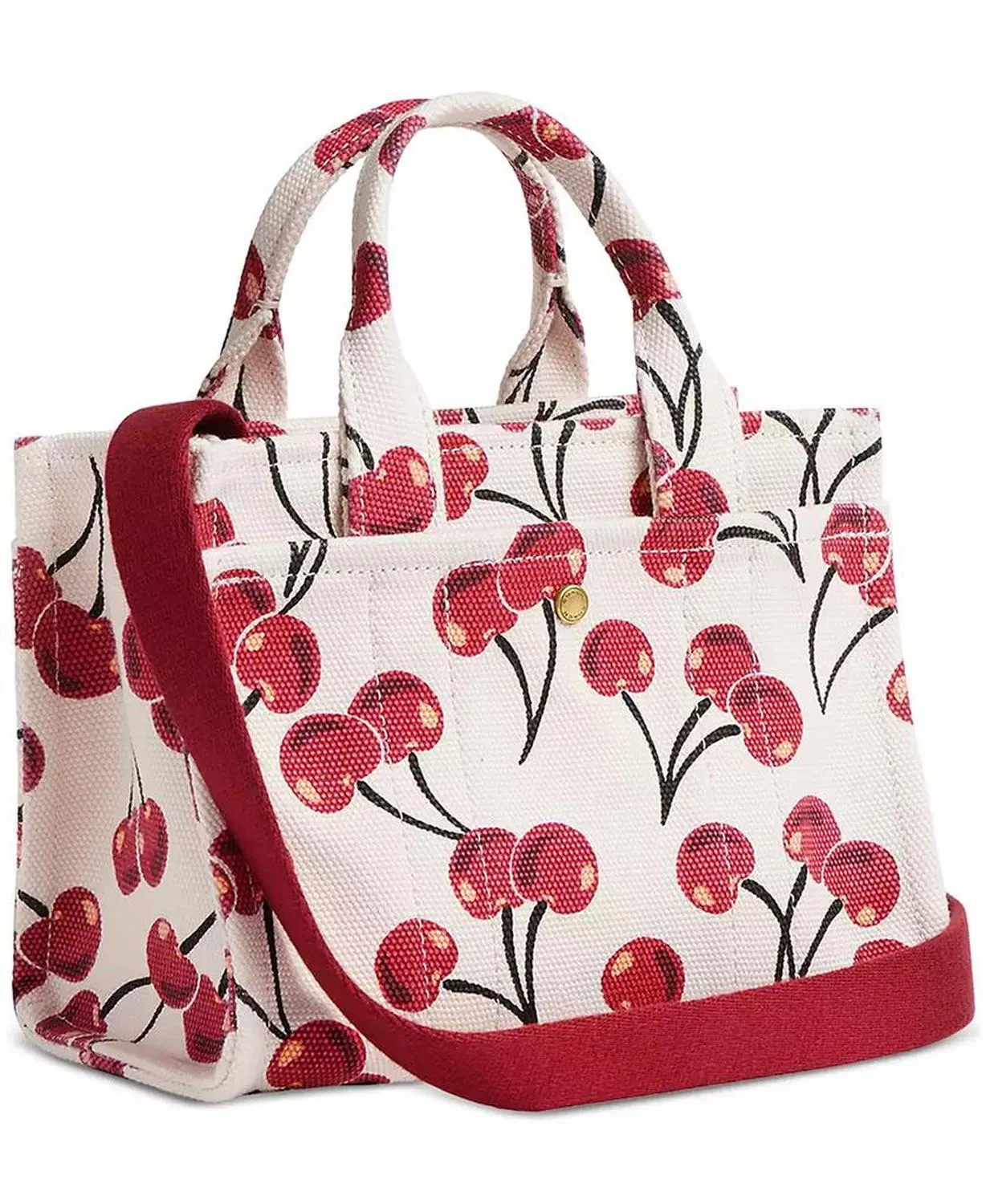 Cargo Cherry Print Canvas Tote Bag 20