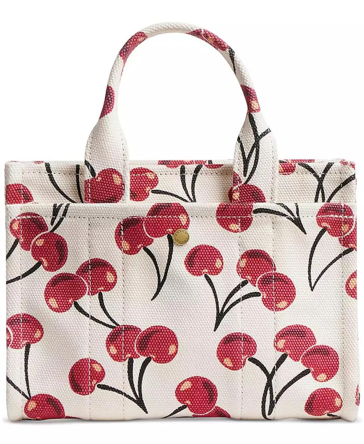 Cargo Cherry Print Canvas Tote Bag 20