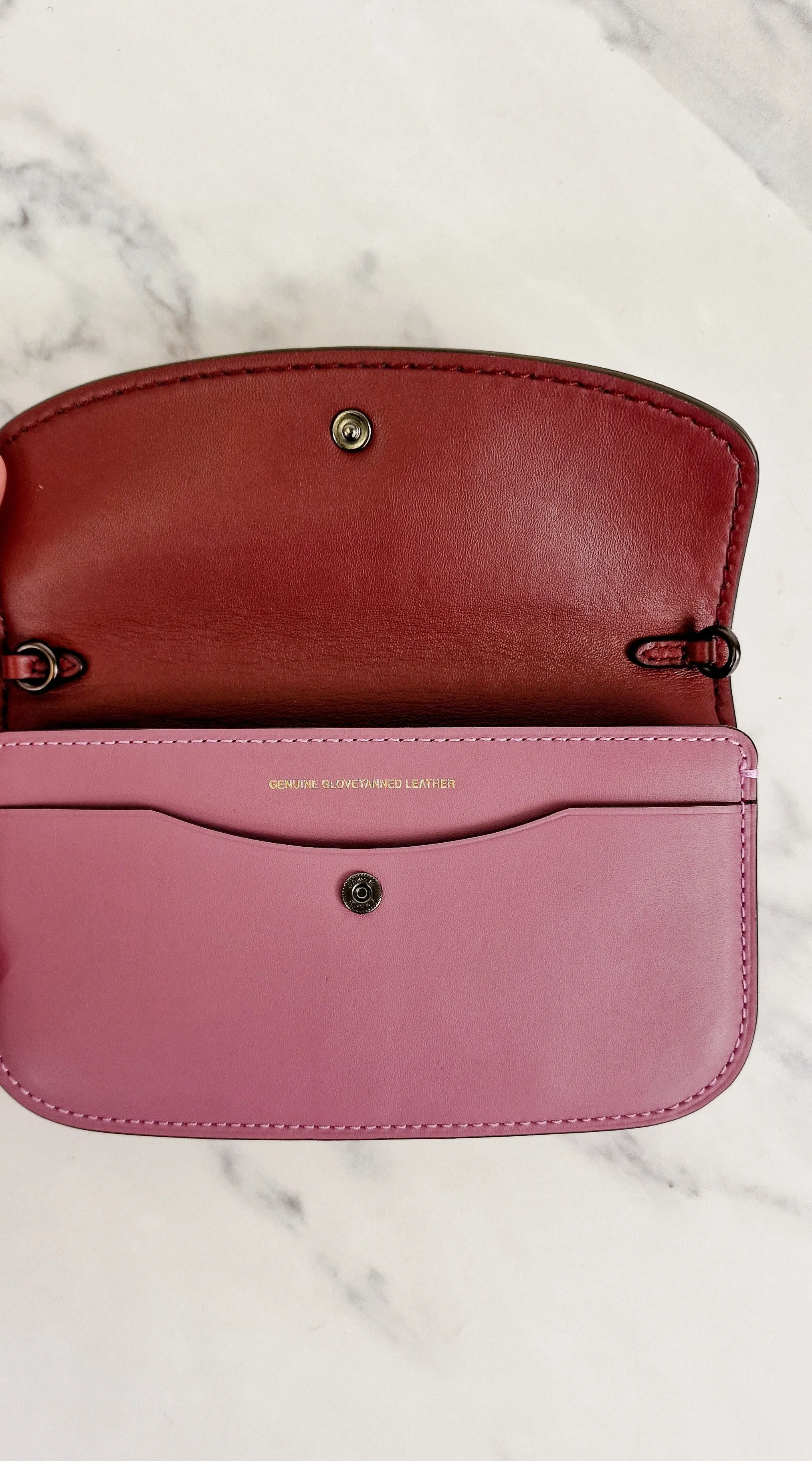 Coach 1941 Clutch Wallet in Primrose Pink Purple Smooth Leather - Coach 58818