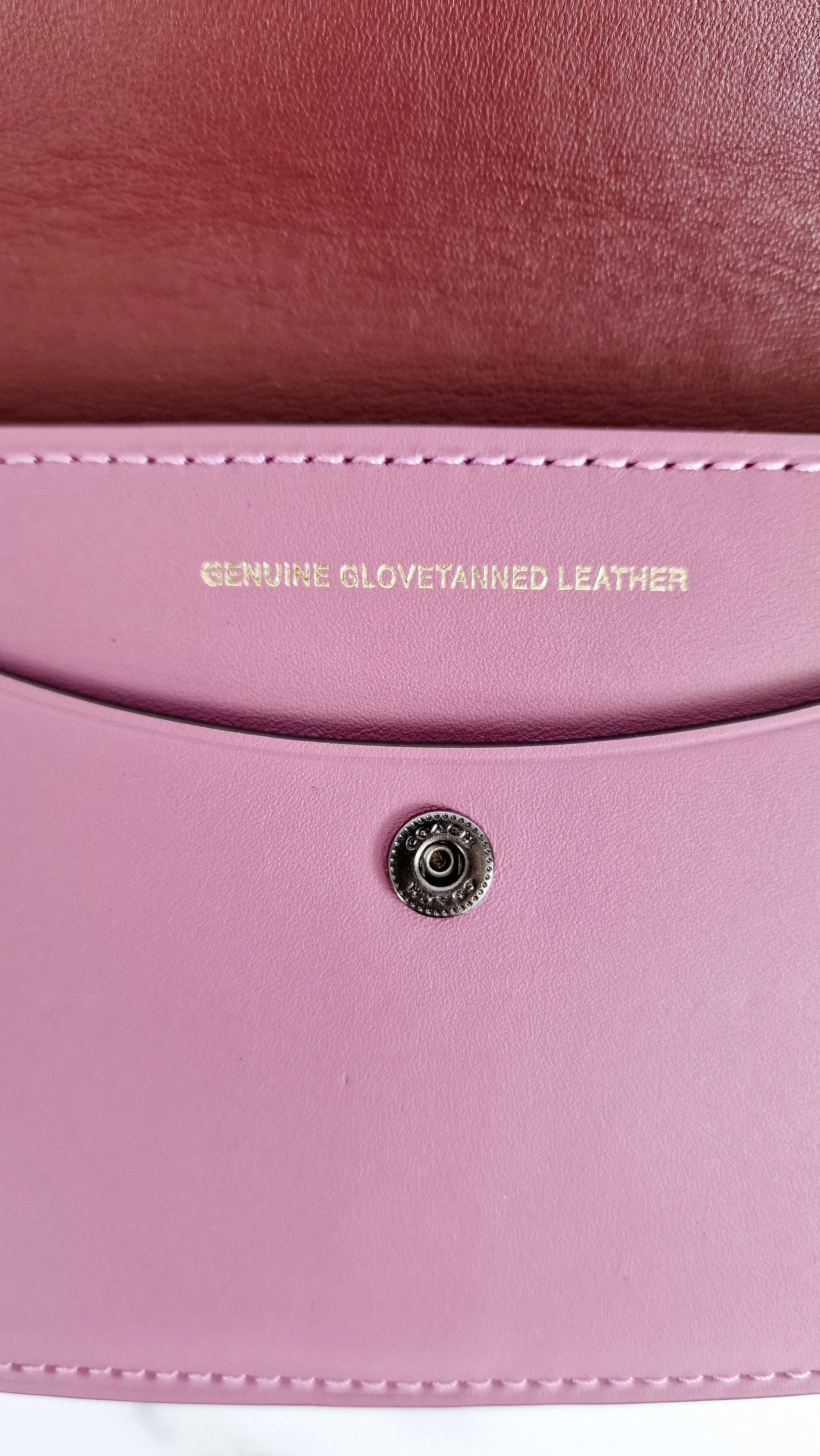 Coach 1941 Clutch Wallet in Primrose Pink Purple Smooth Leather - Coach 58818