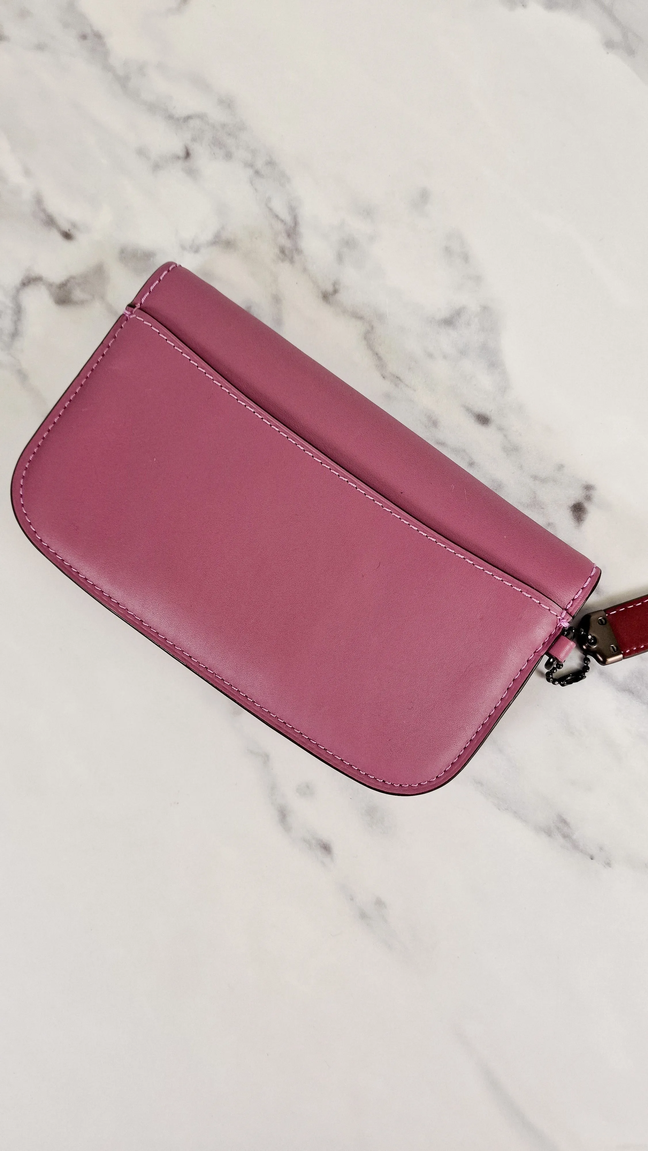 Coach 1941 Clutch Wallet in Primrose Pink Purple Smooth Leather - Coach 58818
