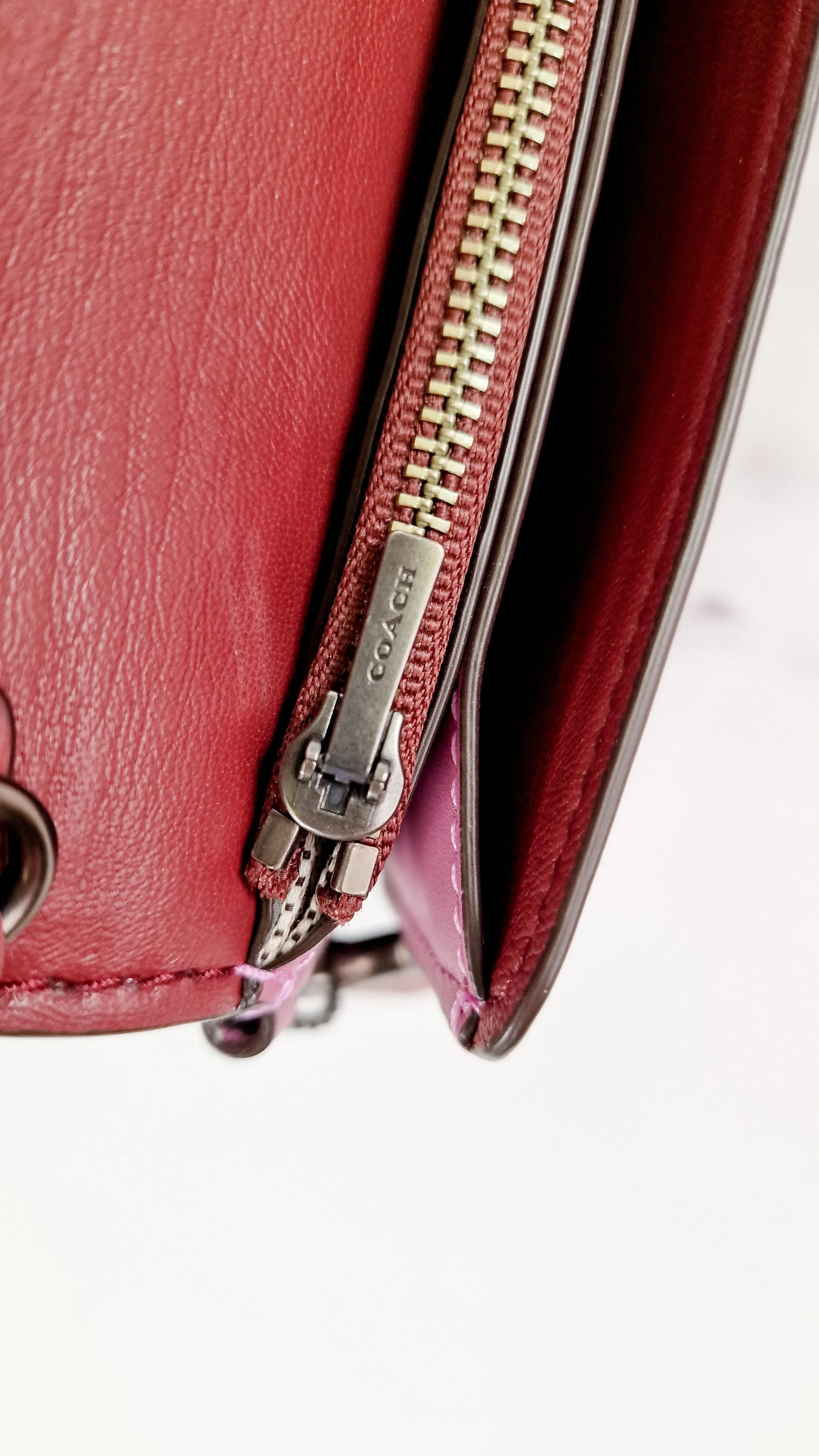 Coach 1941 Clutch Wallet in Primrose Pink Purple Smooth Leather - Coach 58818