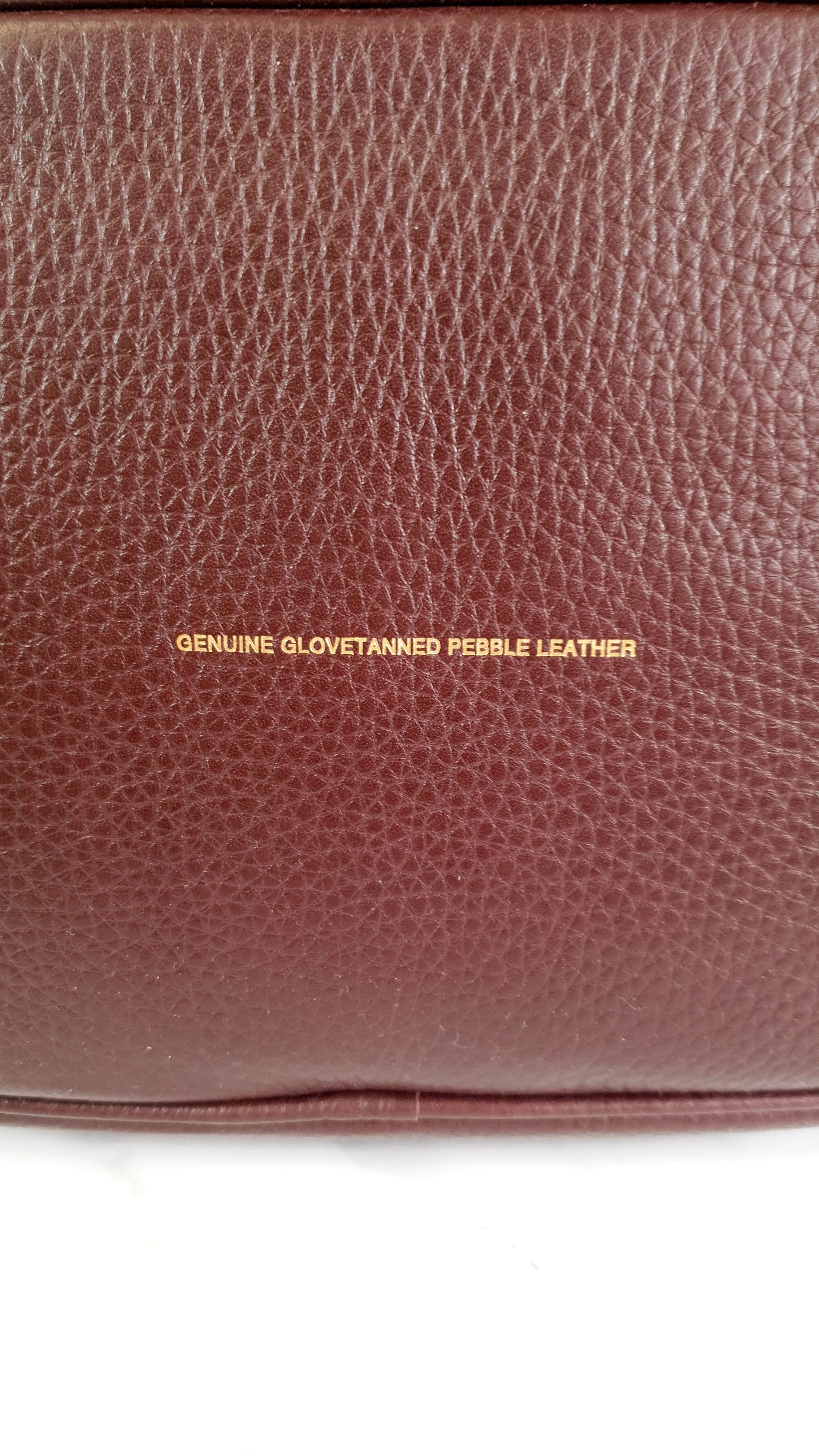 Coach 1941 Duffle Bag in Oxblood Pebble Leather with Zip Top - Crossbody bag - Coach 29257