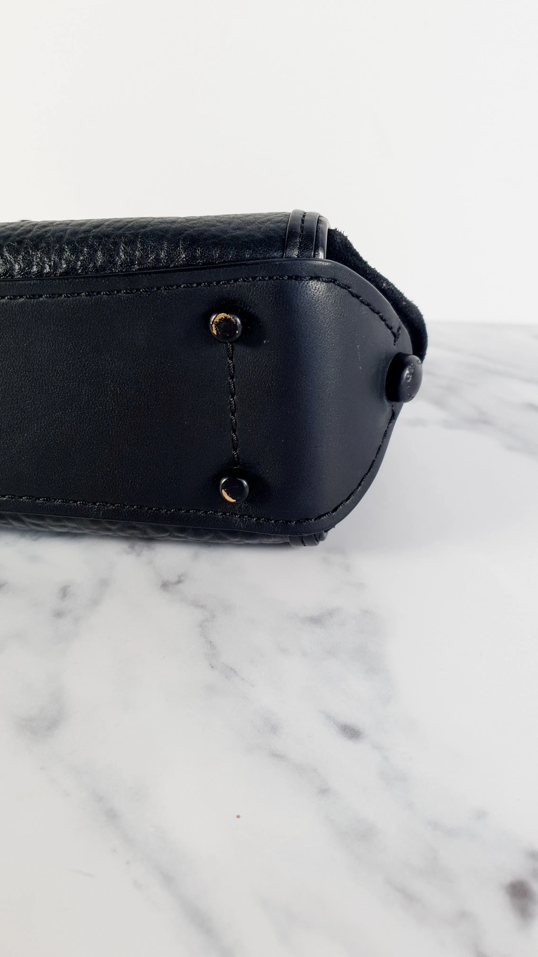 Coach Drifter Crossbody Bag in Black Leather & Suede - Coach 59048
