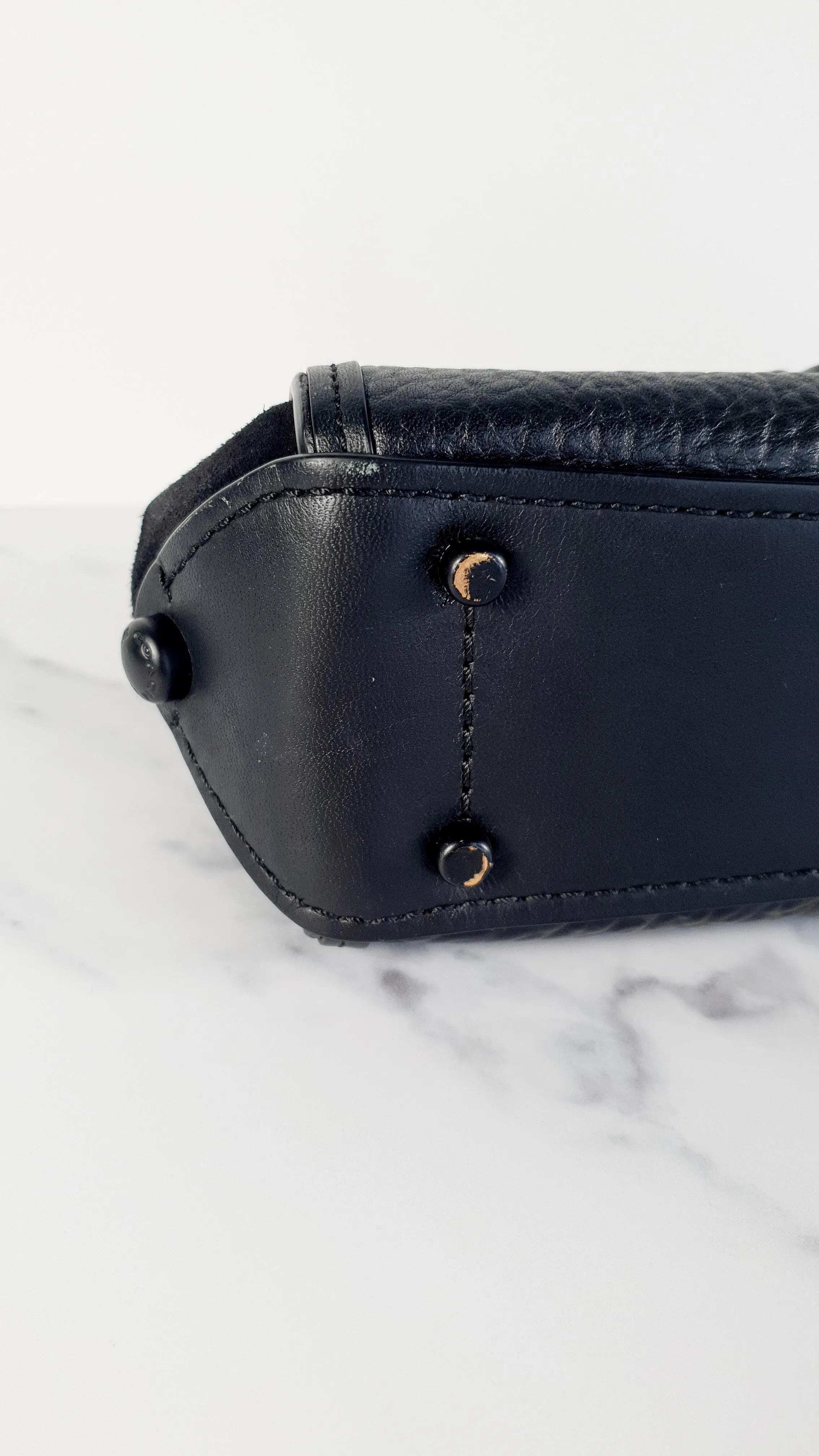 Coach Drifter Crossbody Bag in Black Leather & Suede - Coach 59048