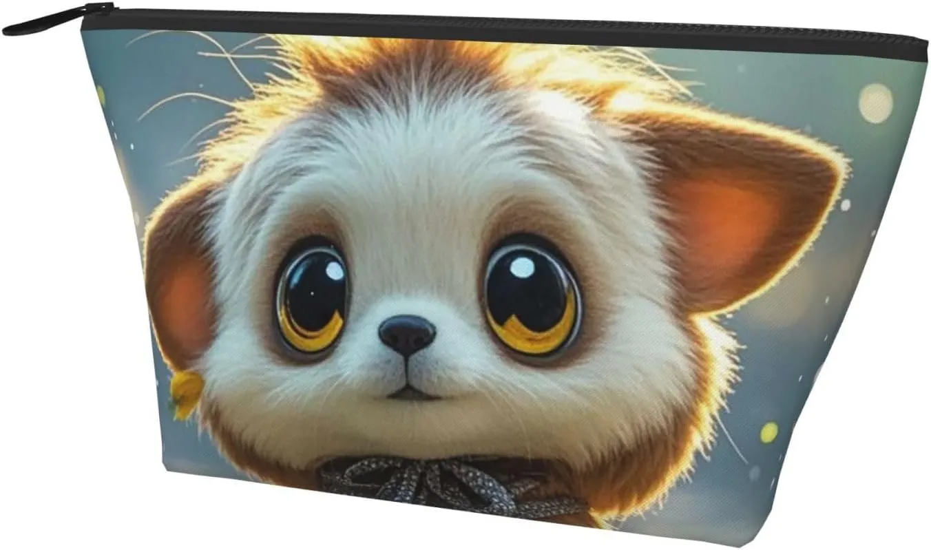 Cosmetic Bag Portable Makeup Bag Cute Animal Toiletry Bag Large Capacity Zipper Pouch Waterproof Toiletry Pouch Makeup Organizer Case for Women Men