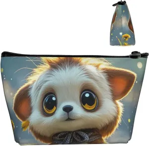 Cosmetic Bag Portable Makeup Bag Cute Animal Toiletry Bag Large Capacity Zipper Pouch Waterproof Toiletry Pouch Makeup Organizer Case for Women Men