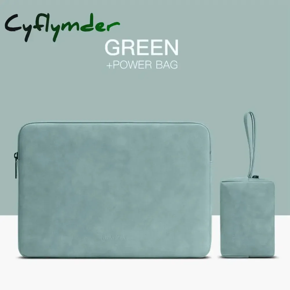 Cyflymder Shockproof Women Laptop Bag 14-inch-Macbook Pro 15 Laptop Cover for-Macbook Air 13 Waterproof Shoulder bag briefcase 15.6-inch