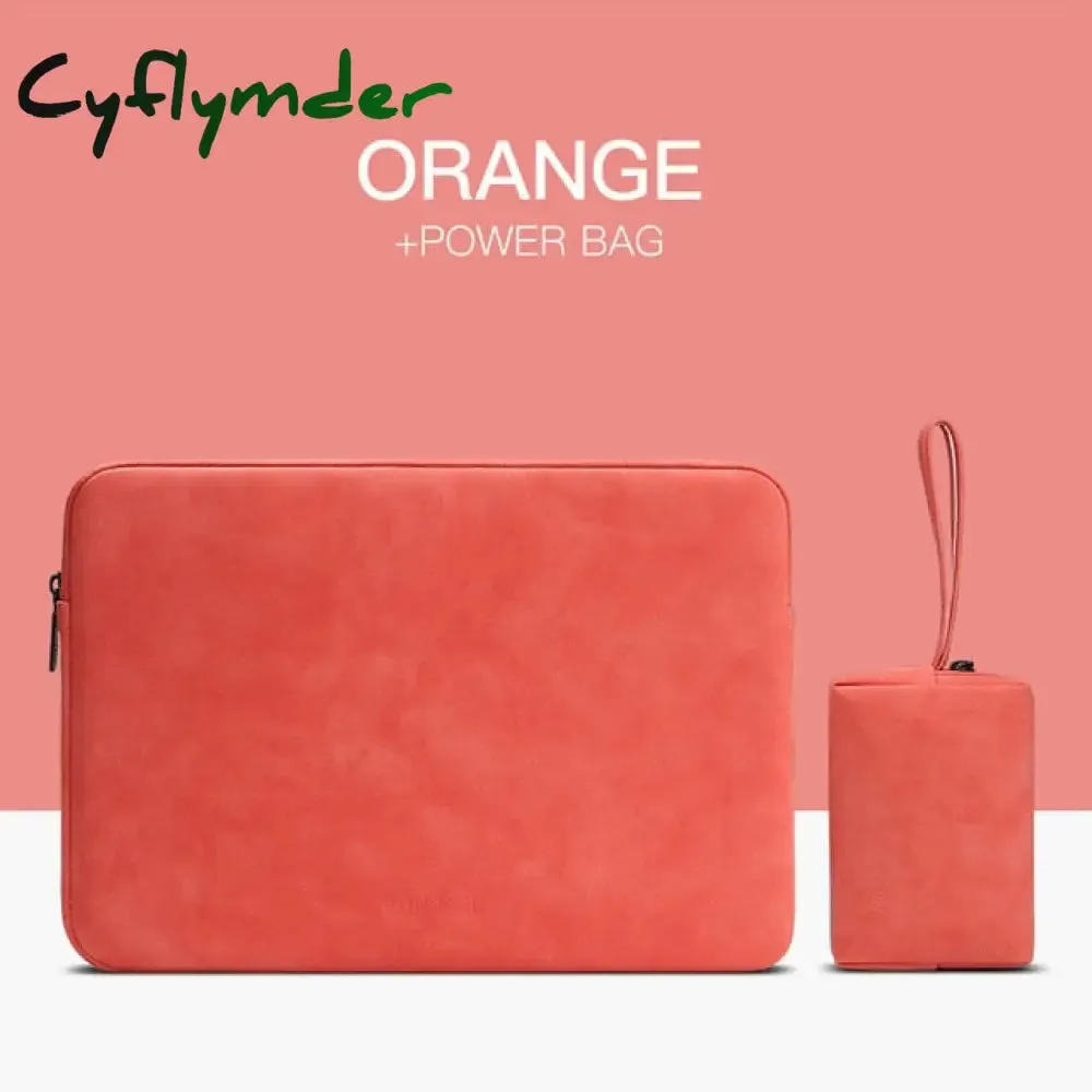 Cyflymder Shockproof Women Laptop Bag 14-inch-Macbook Pro 15 Laptop Cover for-Macbook Air 13 Waterproof Shoulder bag briefcase 15.6-inch