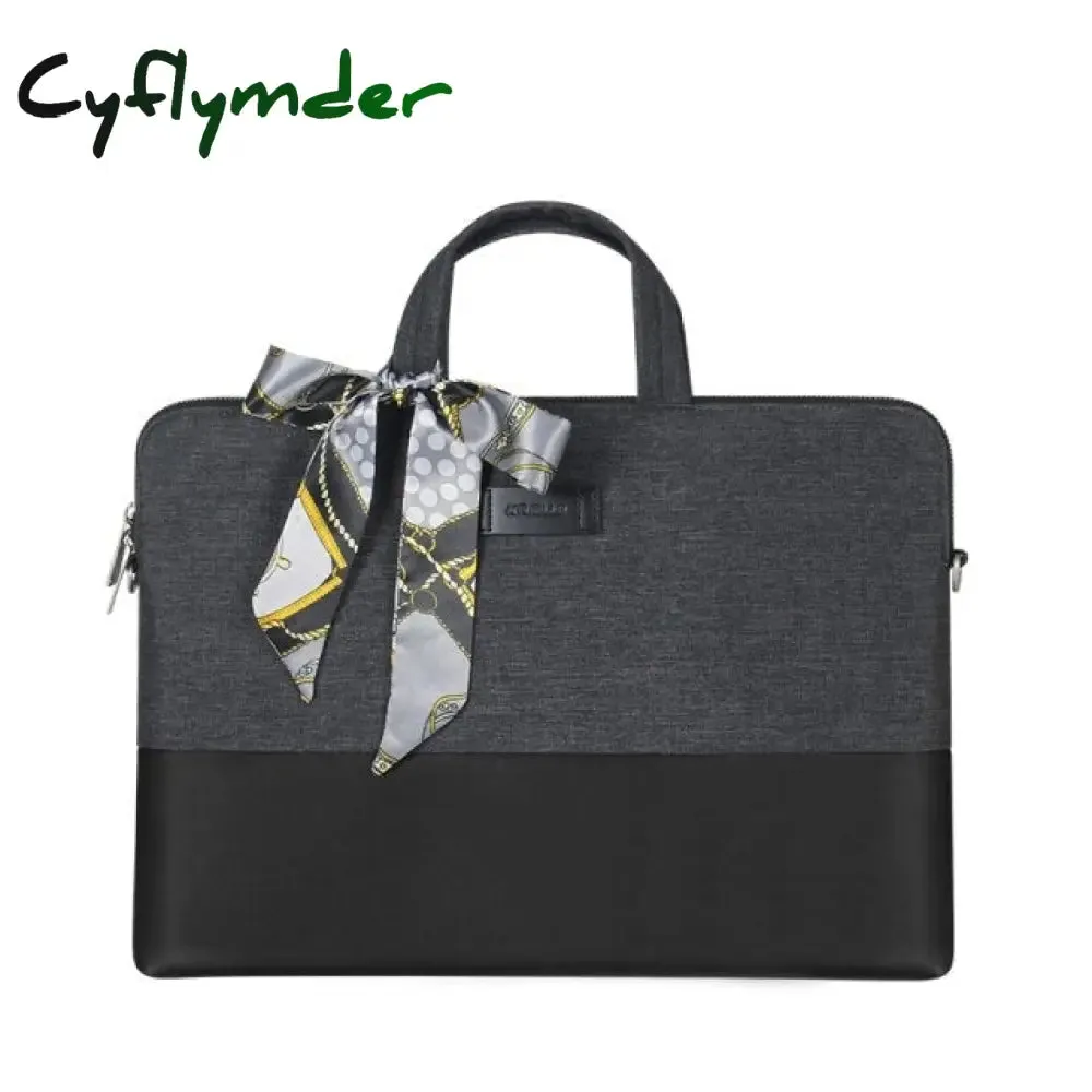 Cyflymder Shockproof Women Laptop Bag 14-inch-Macbook Pro 15 Laptop Cover for-Macbook Air 13 Waterproof Shoulder bag briefcase 15.6-inch