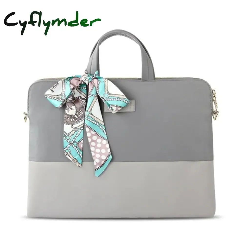 Cyflymder Shockproof Women Laptop Bag 14-inch-Macbook Pro 15 Laptop Cover for-Macbook Air 13 Waterproof Shoulder bag briefcase 15.6-inch