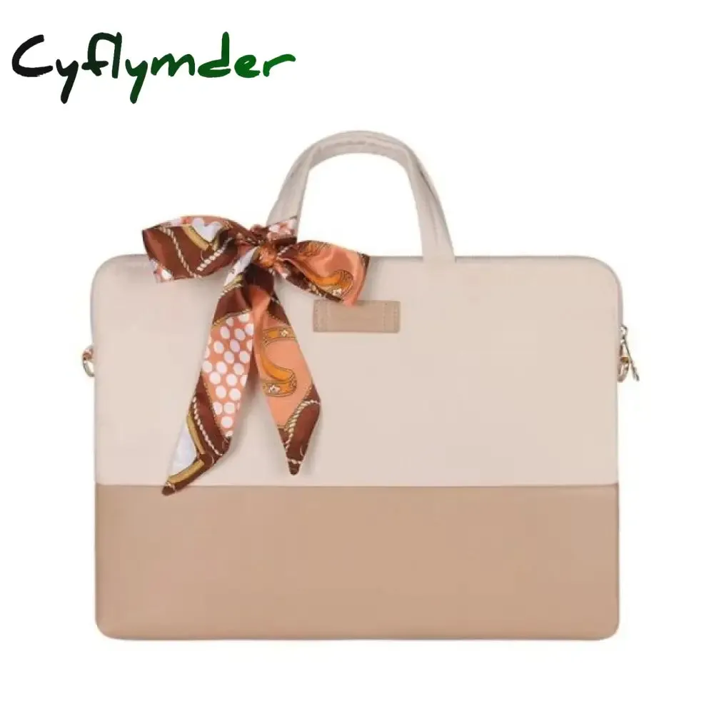 Cyflymder Shockproof Women Laptop Bag 14-inch-Macbook Pro 15 Laptop Cover for-Macbook Air 13 Waterproof Shoulder bag briefcase 15.6-inch