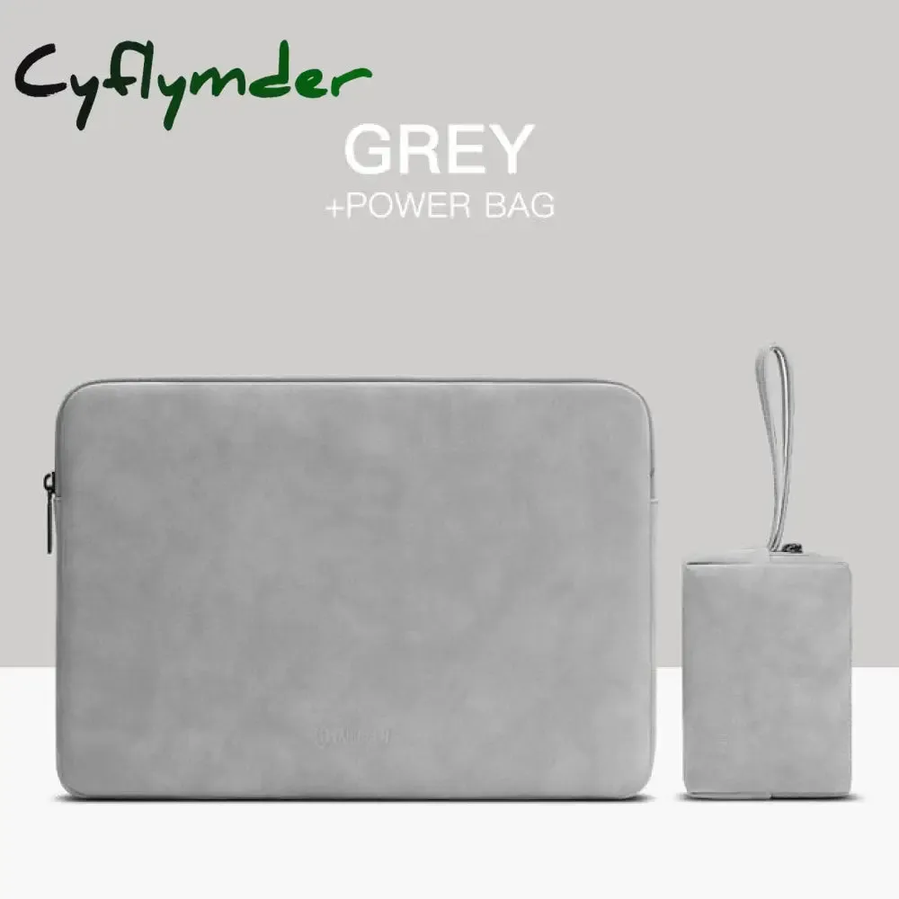 Cyflymder Shockproof Women Laptop Bag 14-inch-Macbook Pro 15 Laptop Cover for-Macbook Air 13 Waterproof Shoulder bag briefcase 15.6-inch