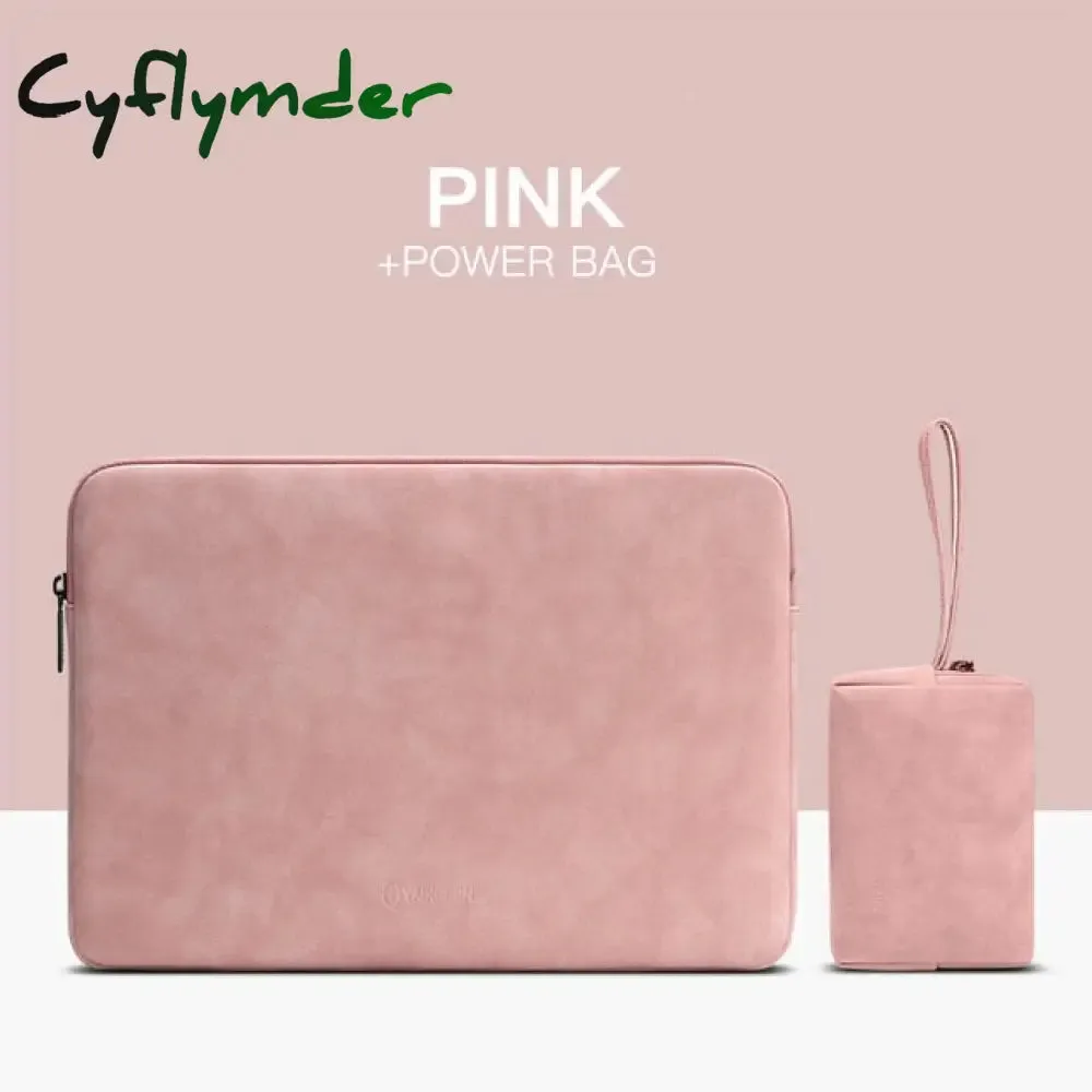 Cyflymder Shockproof Women Laptop Bag 14-inch-Macbook Pro 15 Laptop Cover for-Macbook Air 13 Waterproof Shoulder bag briefcase 15.6-inch