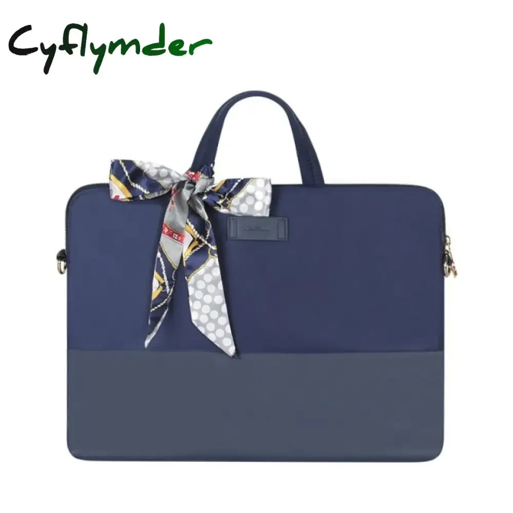 Cyflymder Shockproof Women Laptop Bag 14-inch-Macbook Pro 15 Laptop Cover for-Macbook Air 13 Waterproof Shoulder bag briefcase 15.6-inch