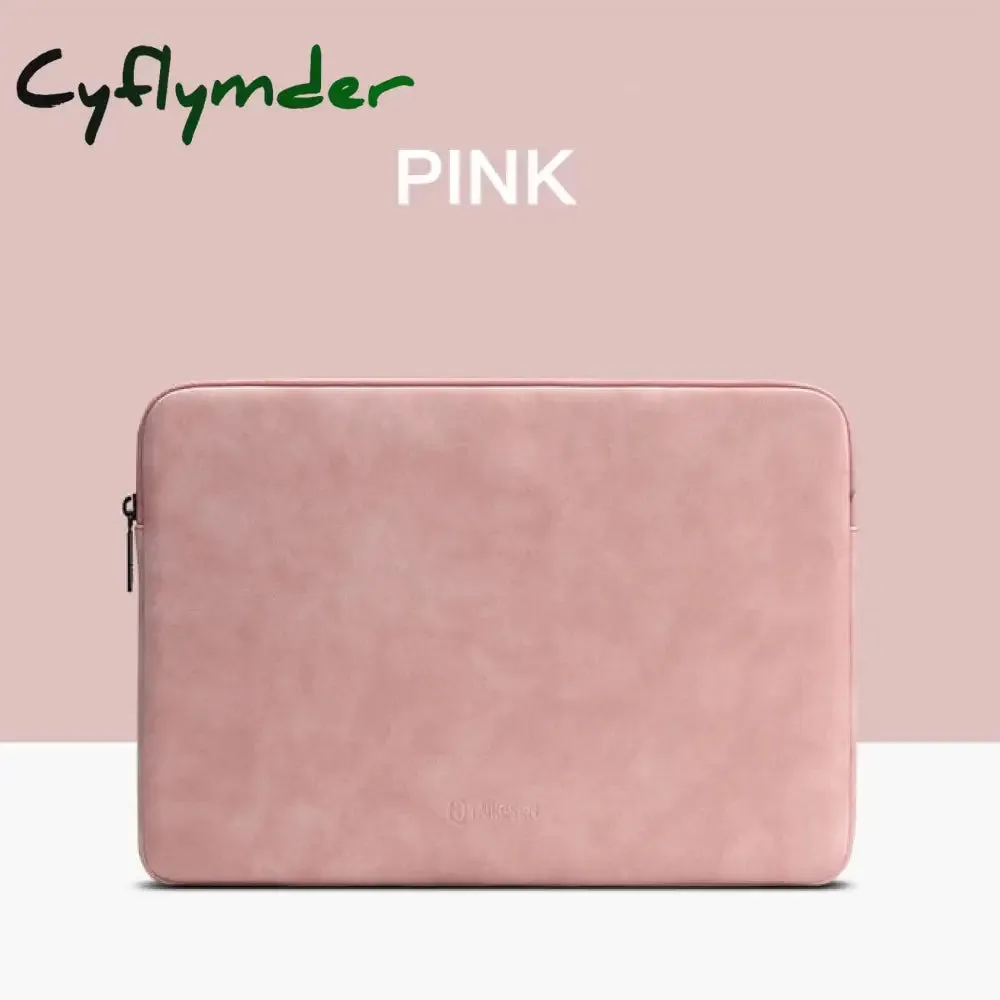 Cyflymder Shockproof Women Laptop Bag 14-inch-Macbook Pro 15 Laptop Cover for-Macbook Air 13 Waterproof Shoulder bag briefcase 15.6-inch