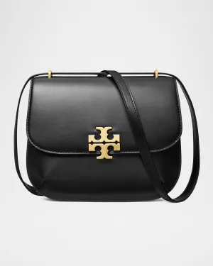 Eleanor Leather Slim Saddle Crossbody Bag