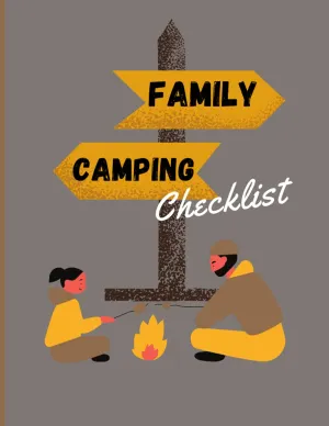 FAMILY CAMPING CHECKLIST: Camping checklist for family- Rei camping checklist- Filling your bucket book - Laid back camp- Gift for Campers- Perfect RV ... Beautiful camping site- Car camping checklist Paperback  June 2, 2021