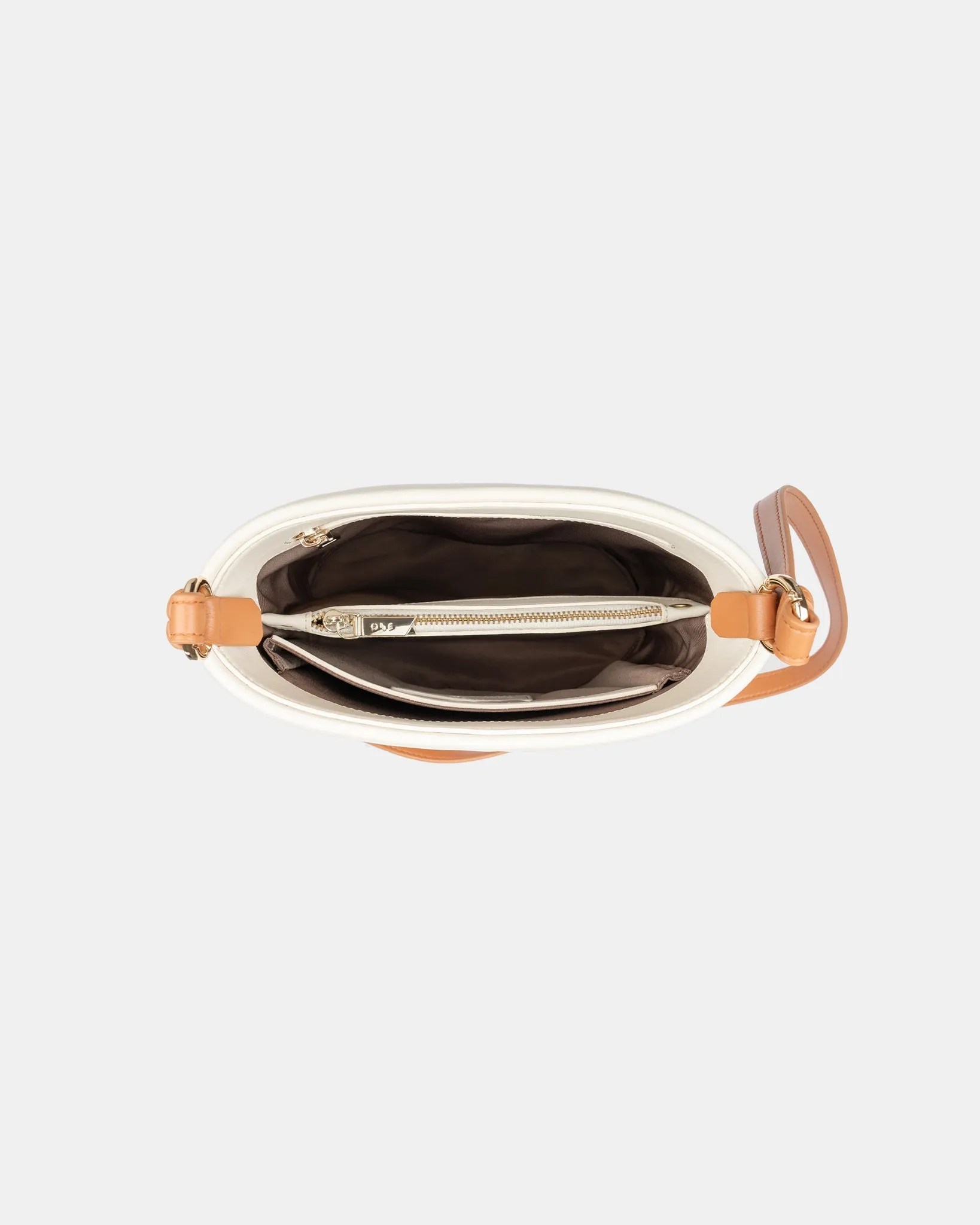 Gaia Bucket Bag - BLACK & OAT