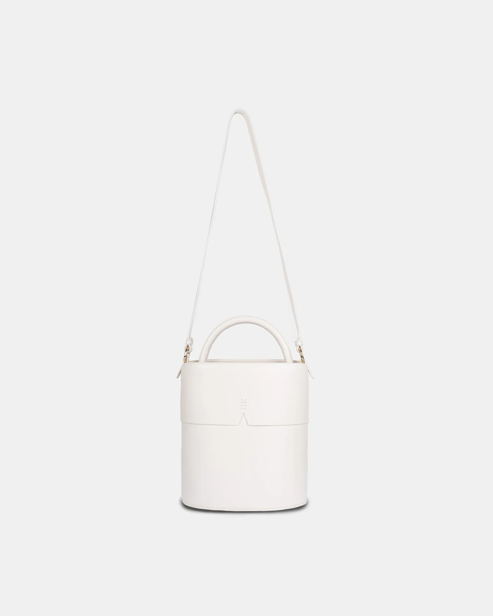 Gaia Bucket Bag - BLACK & OAT