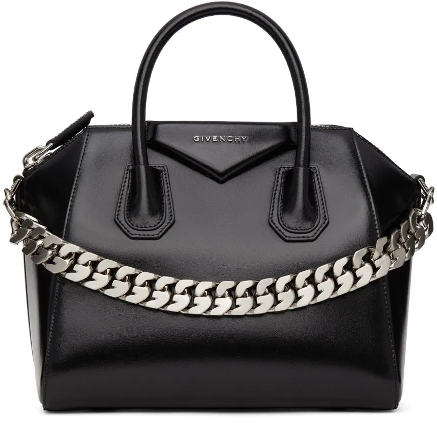 Givenchy Black Chain Small Antigona Bag