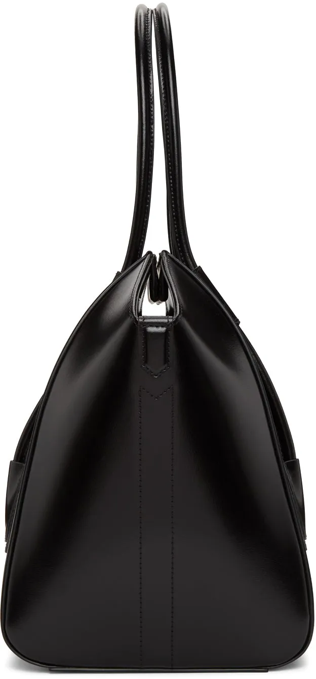 Givenchy Black Medium Antigona With Lock Bag