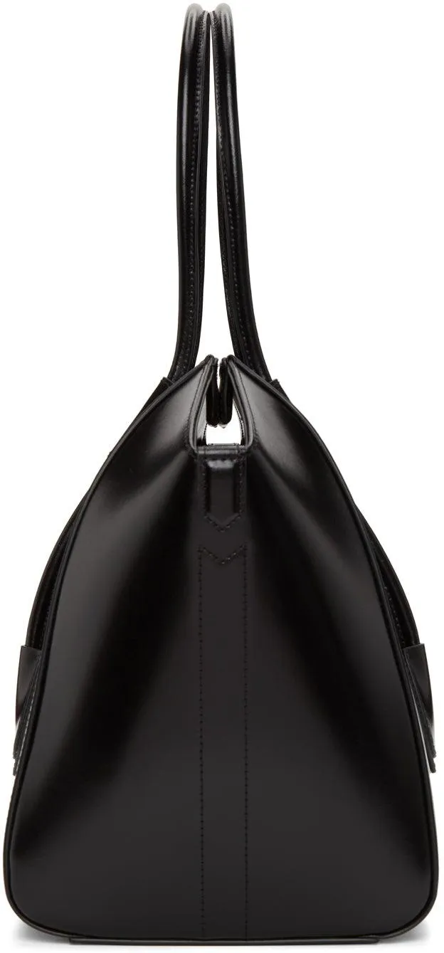 Givenchy Black Medium Antigona With Lock Bag