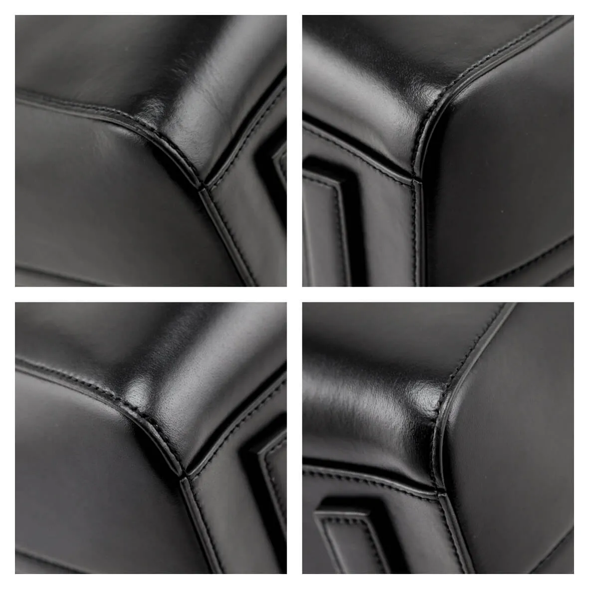 Givenchy Black Shiny Lord Calfskin Small Antigona Bag