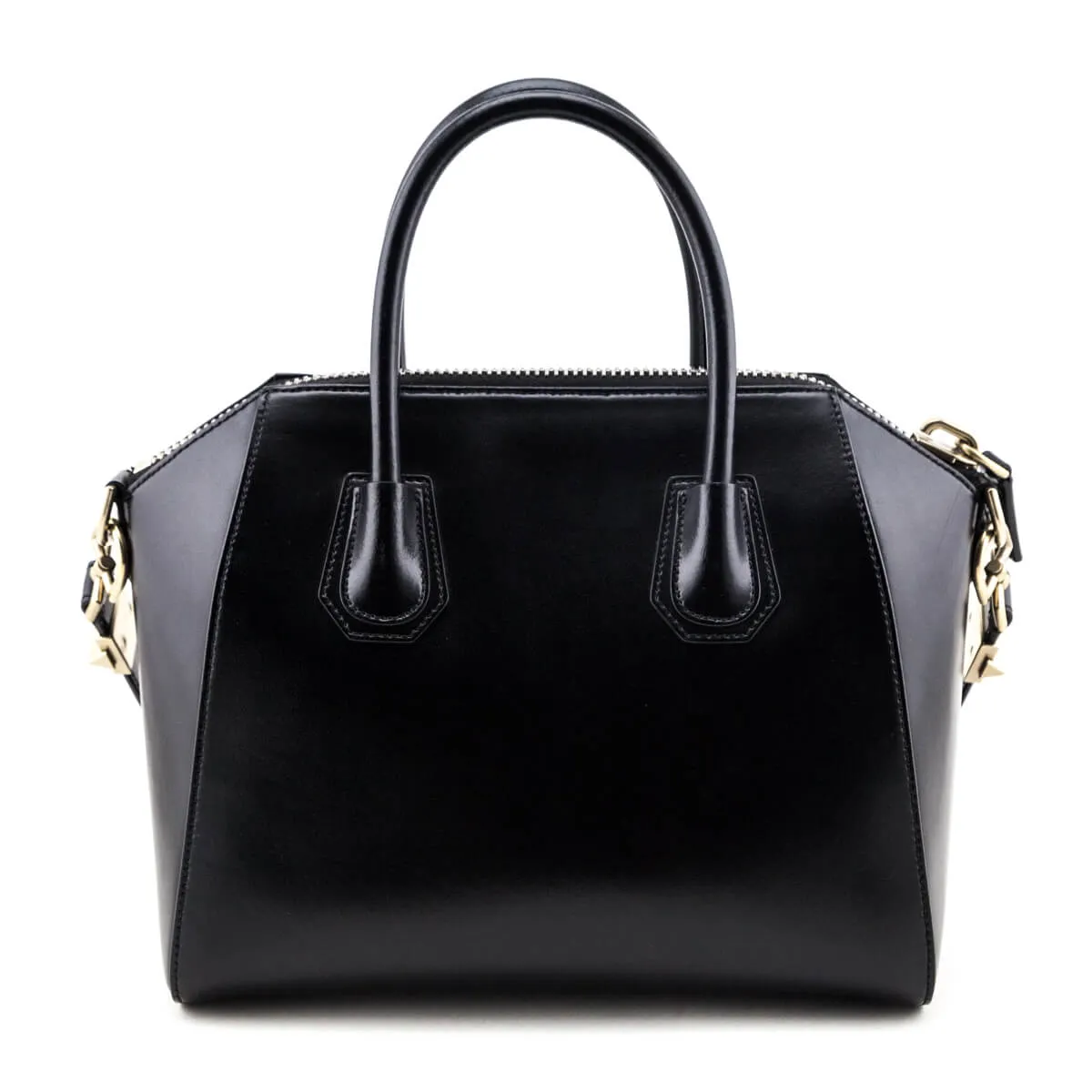 Givenchy Black Shiny Lord Calfskin Small Antigona Bag