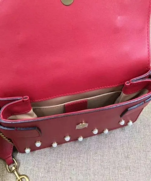 Gucci Ophidia Bucket Bag Maroon