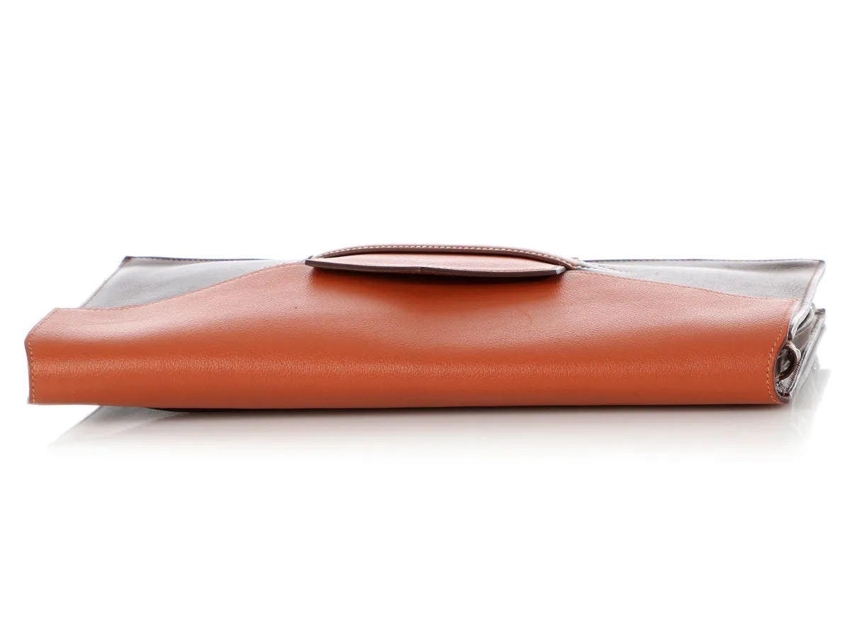 Hermès Tricolor Faco II Convertible Clutch