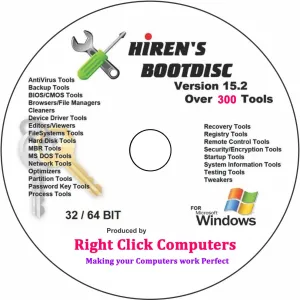 Hirens Boot CD 15.2 Tool to Fix & Repair All PC Problems
