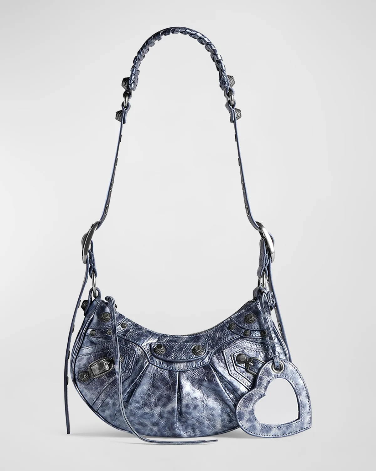 Le Cagole XS Leopard-Print Shoulder Bag