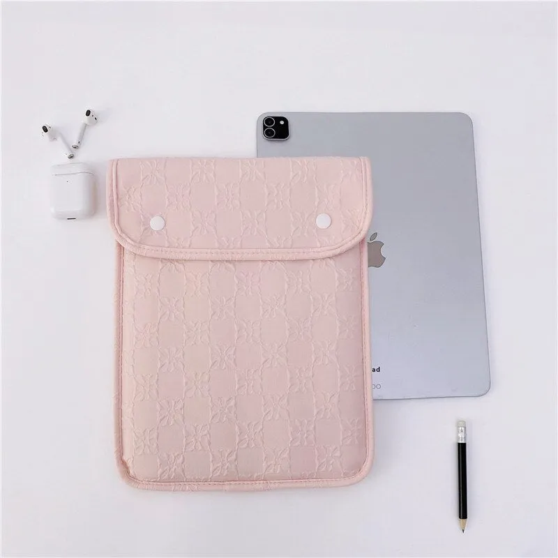 Macaron Color Tablet Case 13 14 Inch Laptop Bag, iPad Sleeve