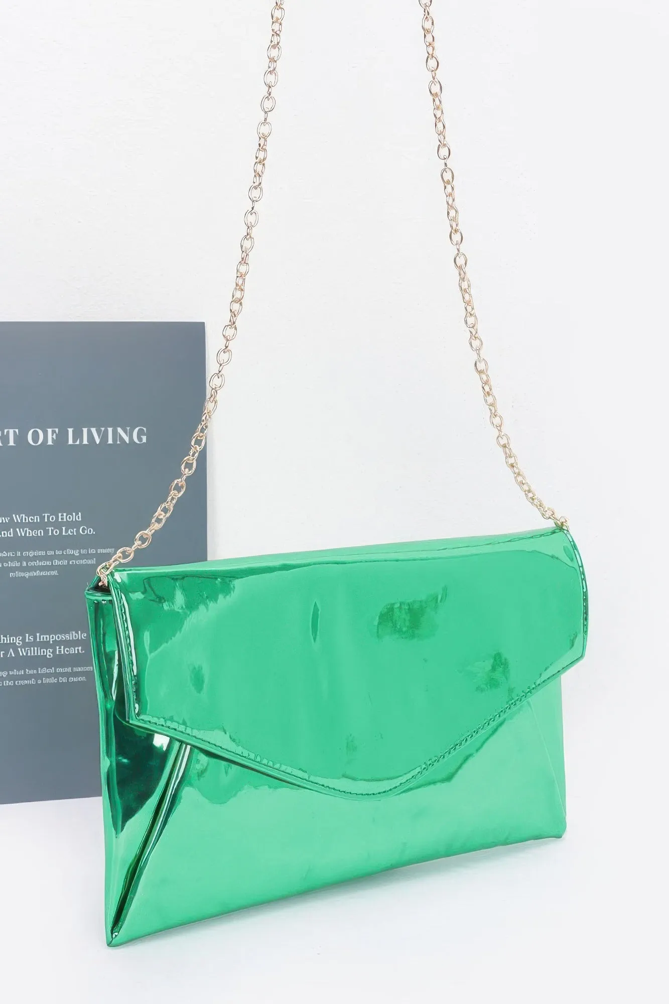Mirror Envelope Clutch