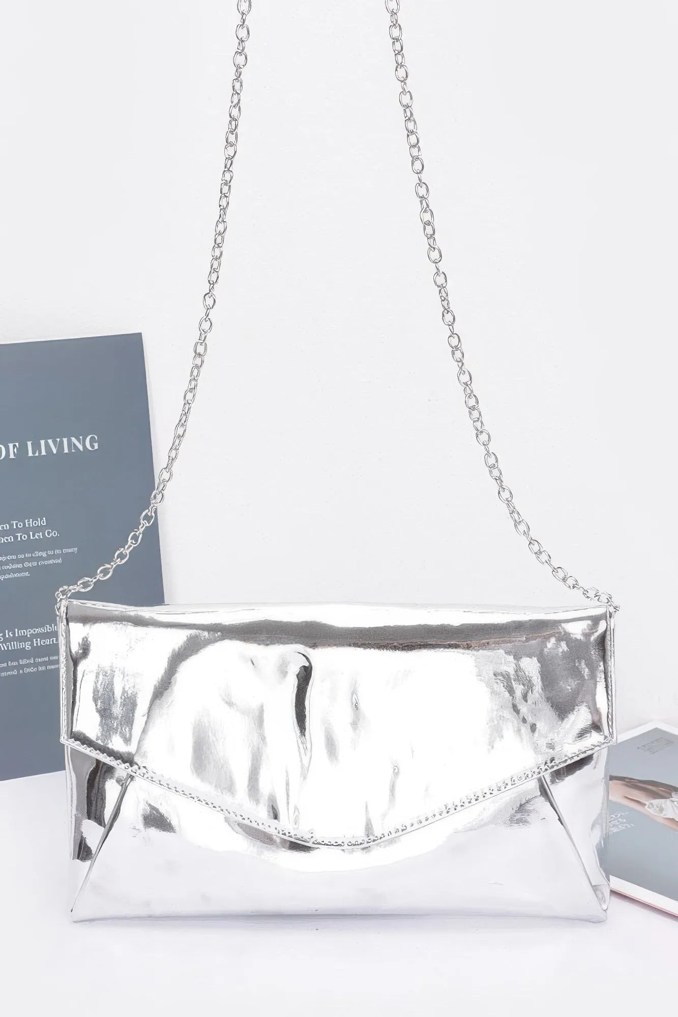 Mirror Envelope Clutch