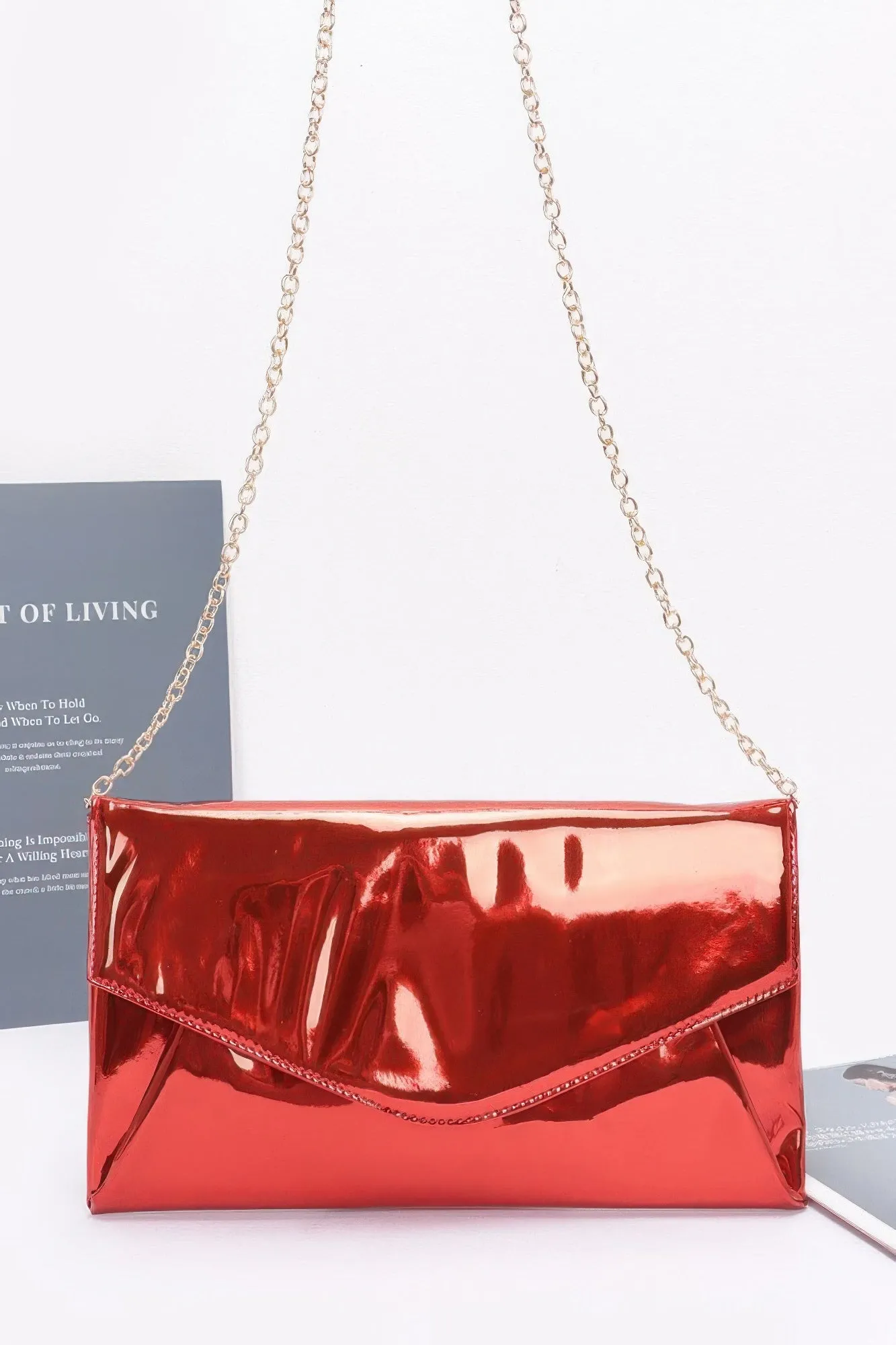 Mirror Envelope Clutch