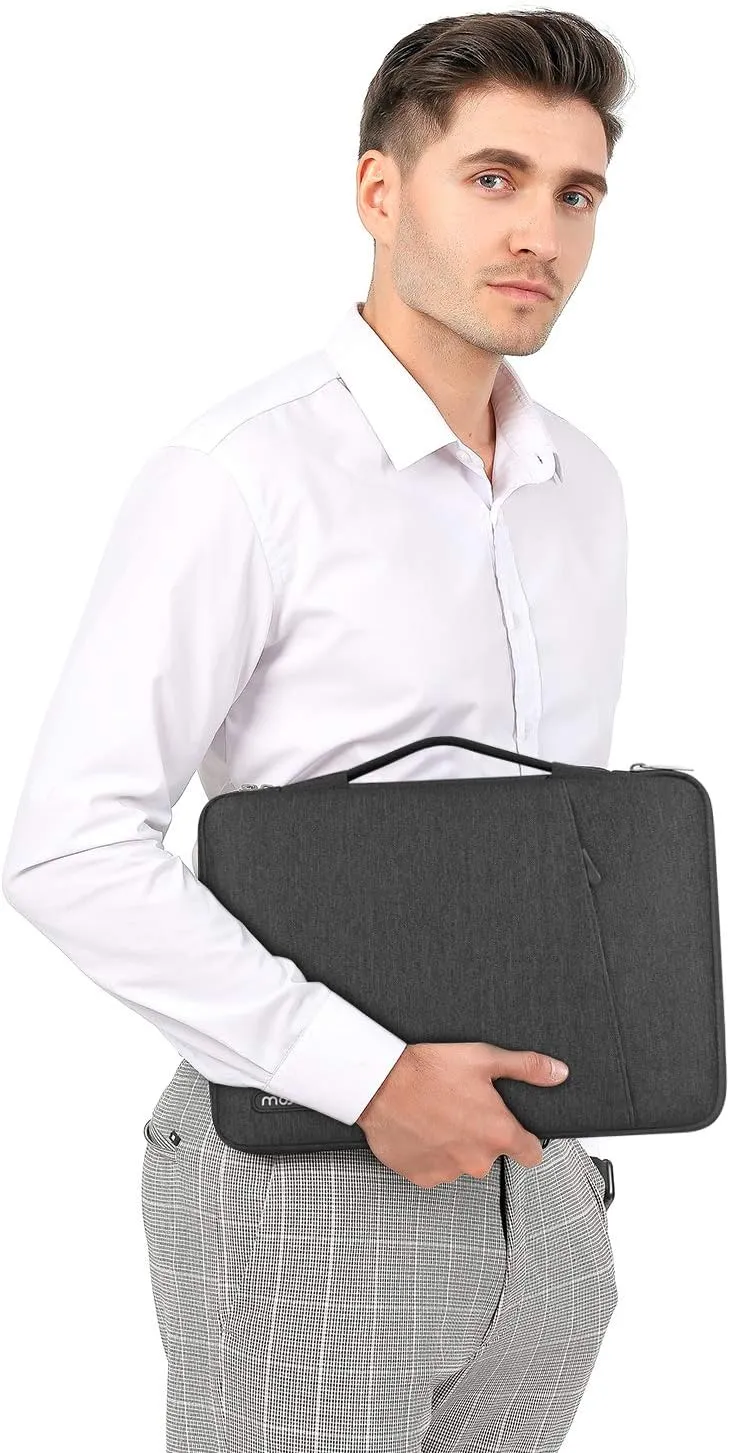 MOSISO Compatible with MacBook Pro 13 inch Case M2 2023, 2022, 2021-2016 A2338 M1 A2251 A2289 A2159 A1989 A1708 A1706, Plastic Hard Case & 360 Protective Sleeve Bag & Keyboard Skin, Space Gray