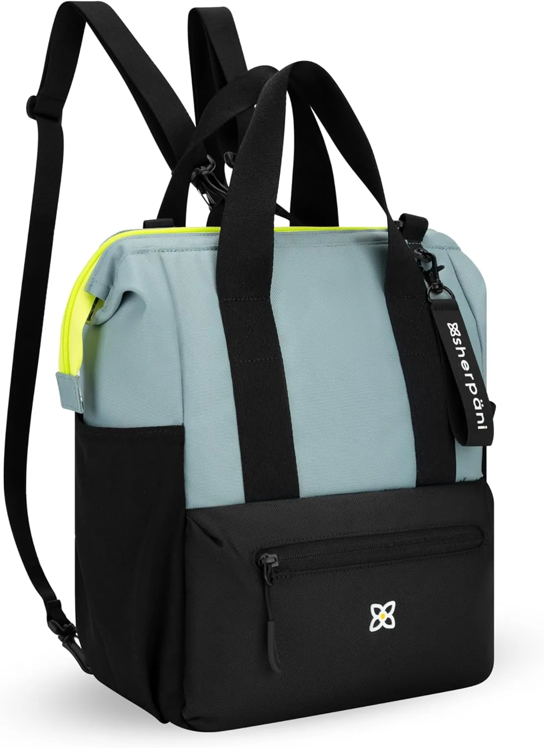 Sherpani Dispatch, Convertible Backpack, 3 in 1 Tote Bag, Women Crossbody Bag, Cross Body Purse, 14L Travel Backpack, Travel Gifts for Mothers Day 2025, RFID Protection, Fits 13 Laptop (St. Lucia)