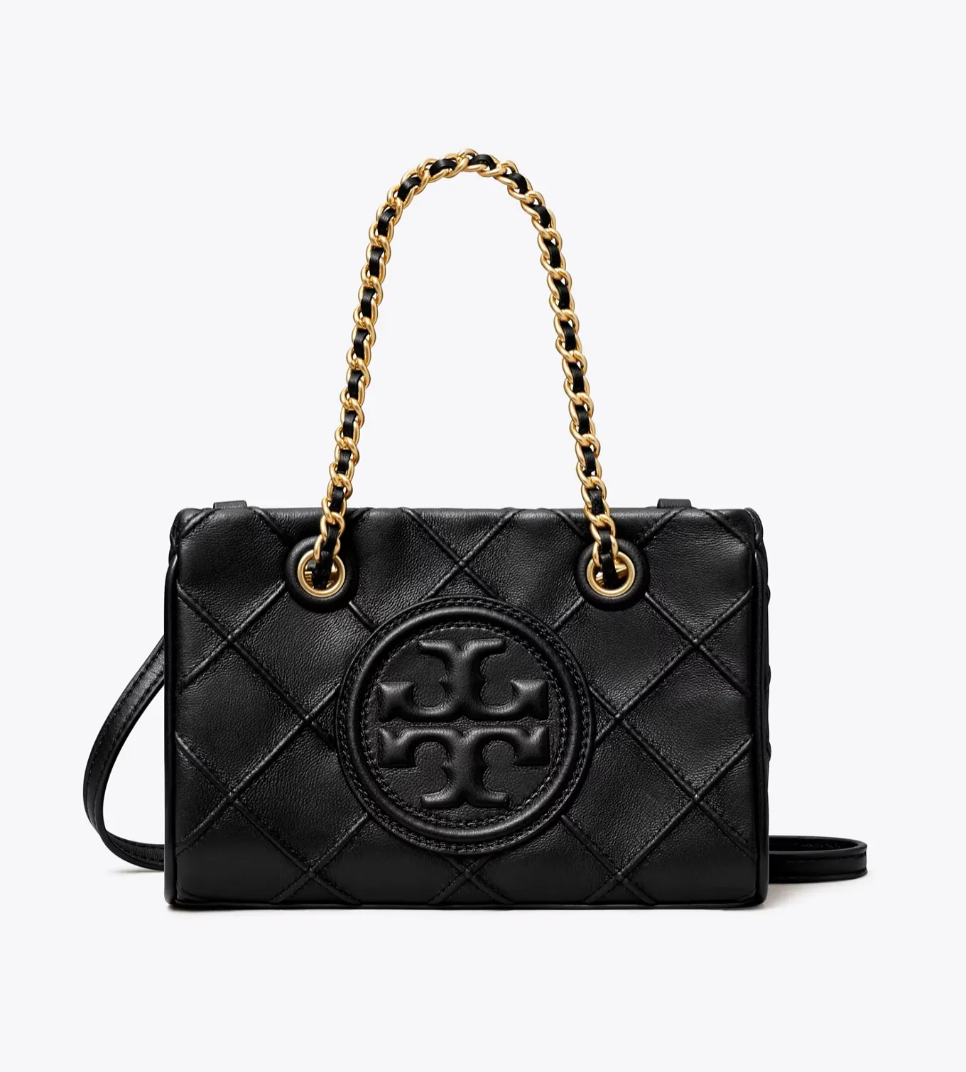 Tory Burch Mini Fleming Soft Tote Black