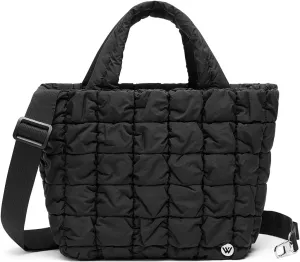 WESTBRONCO Small Puffer Bag Quilted Crossbody Bags for Women Puffy Purse Nylon Shoulder Handbag with Adjustable Strap